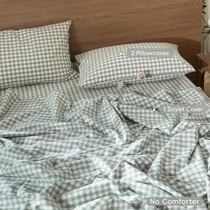 Linen Duvet Cover Set - Queen