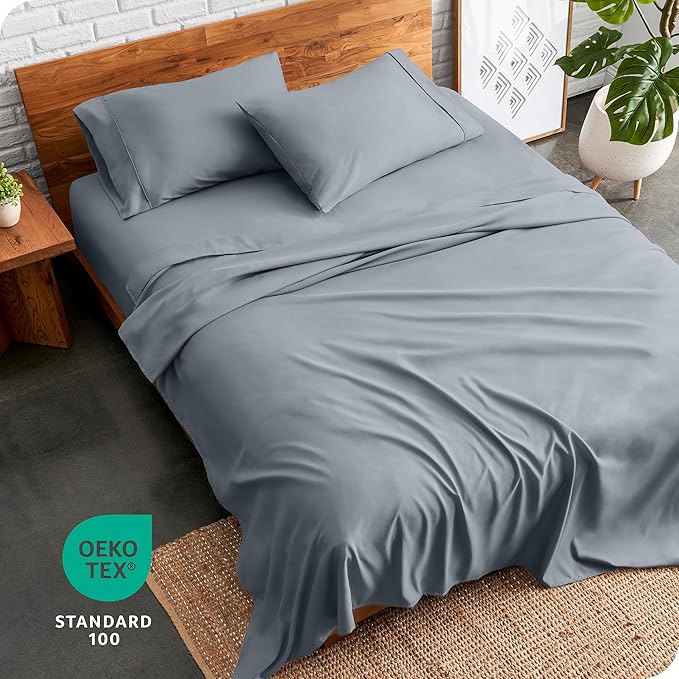 Microfiber Bed Sheet Set - Queen - 4 Piece