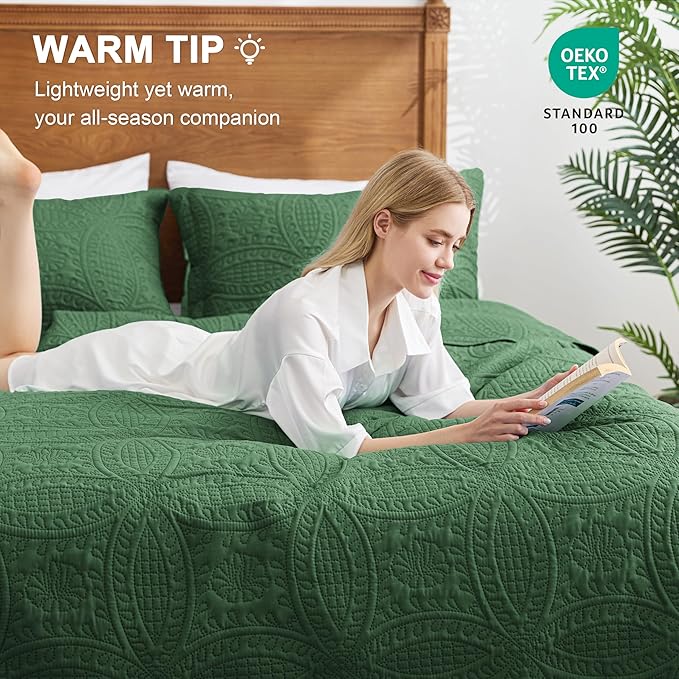 Quilt Set - Full - 3 Piece