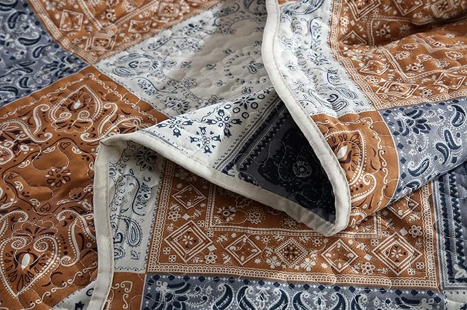 Microfiber Quilt Set - King - 3 Piece