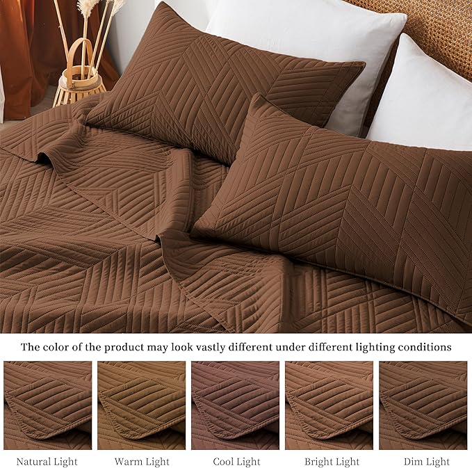 Microfiber Quilt Set - Twin