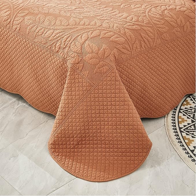 100% Cotton Quilt Set - Twin - 3 Piece