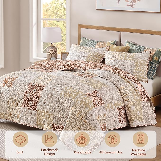 Quilt Set - King - 3 Piece
