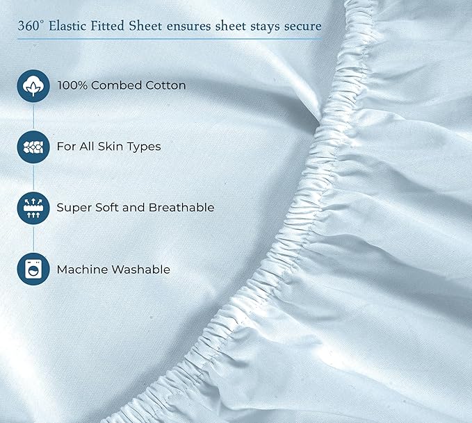 Cooling Bed Sheet Set - King - 4 Piece