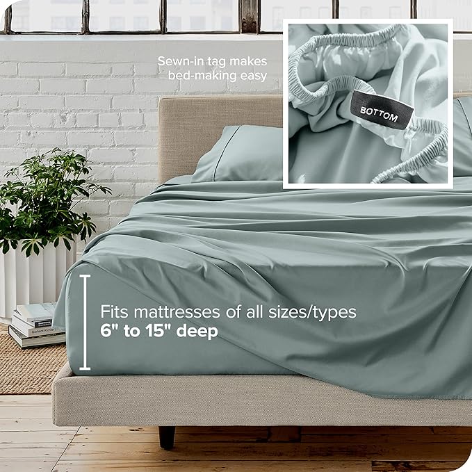 Microfiber Bed Sheet Set - Twin - 3 Piece