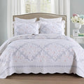 100% Cotton Quilt Set - King - 3 Piece