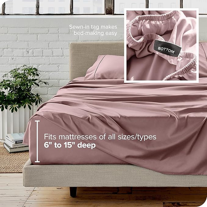 Microfiber Bed Sheet Set - Full - 4 Piece