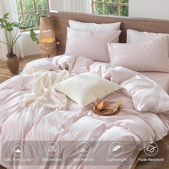 Linen Duvet Cover Set - Full