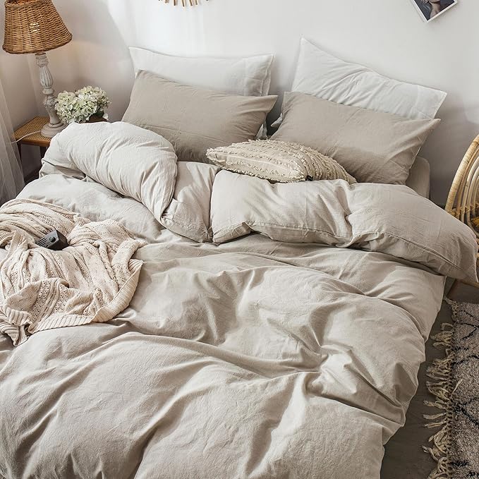 Linen Duvet Cover Set - King