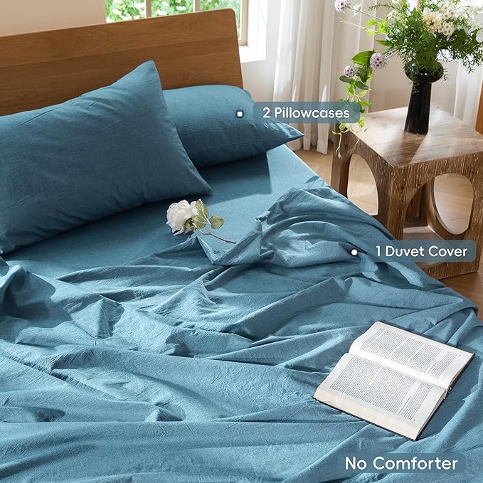 Linen Duvet Cover Set - King