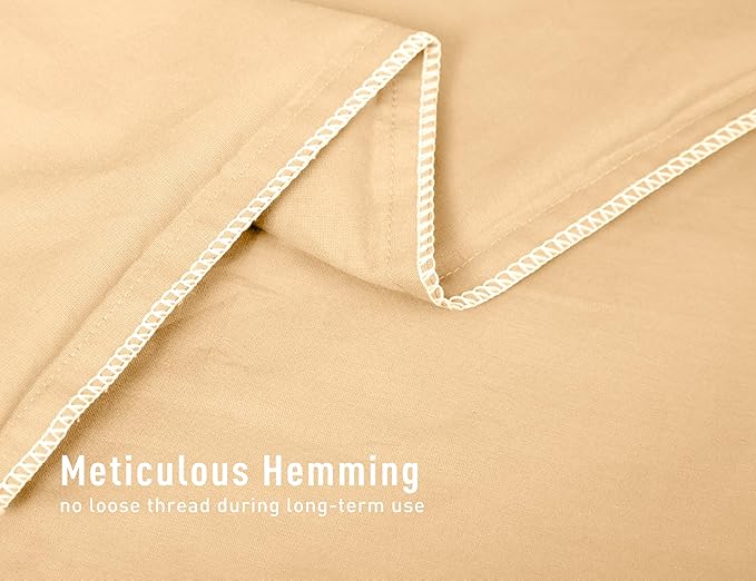 100% Cotton Pillowcase Set - King - 20 x 40 in - 2 Piece