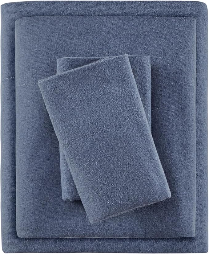 100% Cotton Bed Sheet Set - Queen - 4 Piece