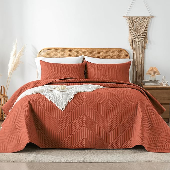 Microfiber Quilt Set - Queen