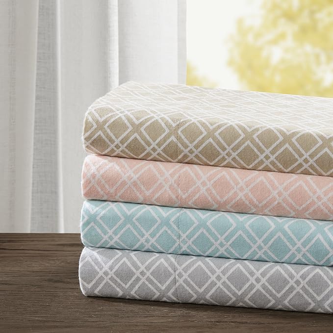 Flannel Bed Sheet Set - Queen - 4 Piece