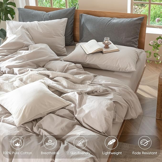 Linen Duvet Cover Set - King