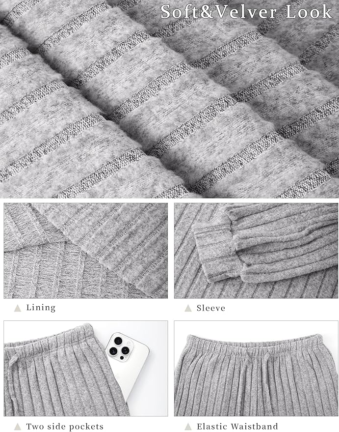 Women's Pants Pajama Set - Long Sleeve - 2 Piece