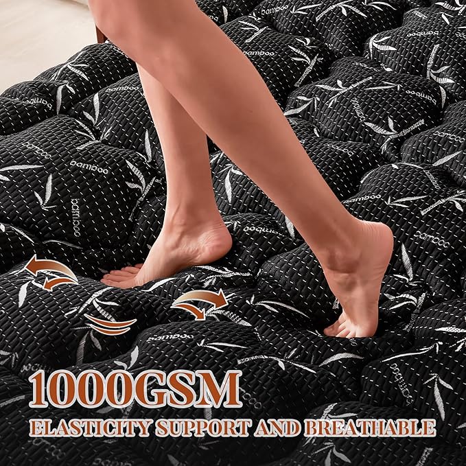 Waterproof Mattress Topper - King - 25 in Deep Pocket