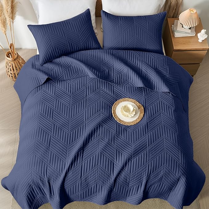 Microfiber Quilt Set - Queen