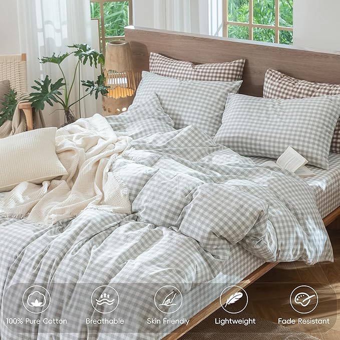 Linen Duvet Cover Set - Queen