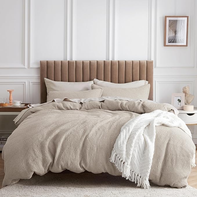 100% Cotton Duvet Cover Set - King - 4 Piece