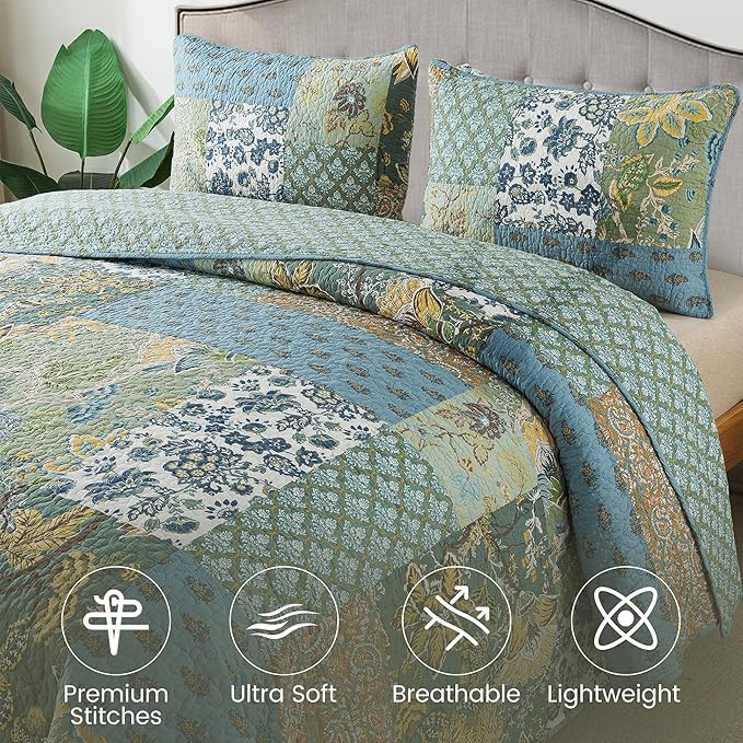 Quilt Set - King - 3 Piece