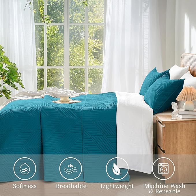 Microfiber Quilt Set - King
