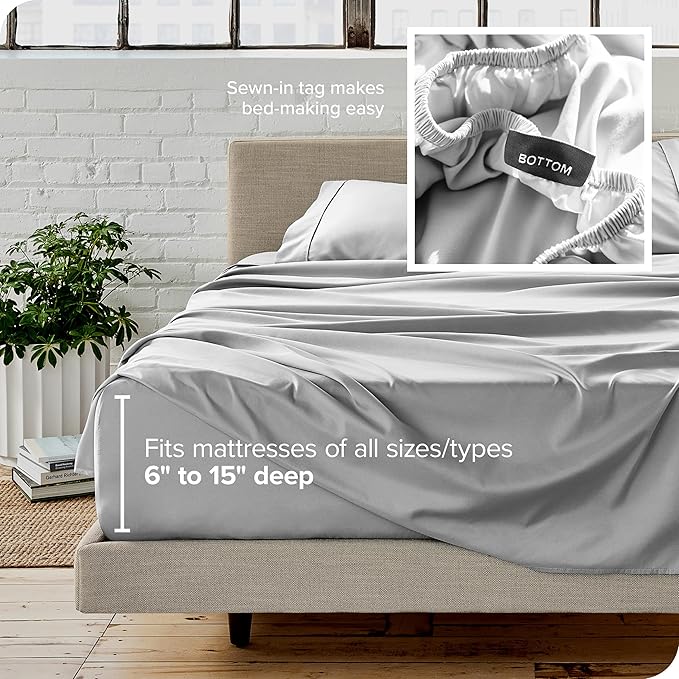 Microfiber Bed Sheet Set - Twin XL - 3 Piece