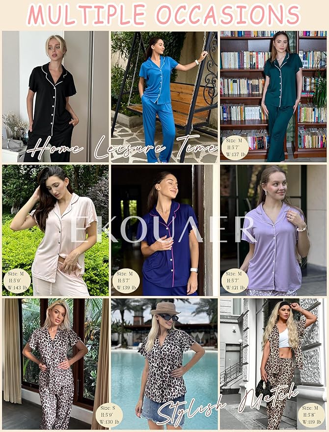 Women's Pants Pajama Set - 2 Piece