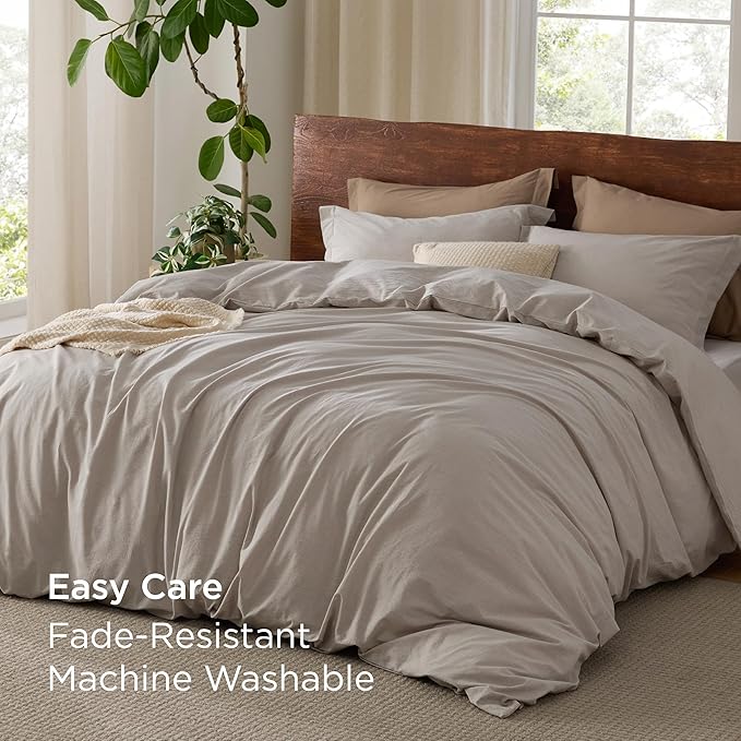 Linen Duvet Cover Set - Queen