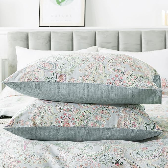 100% Cotton Duvet Cover Set - King - 3 Piece