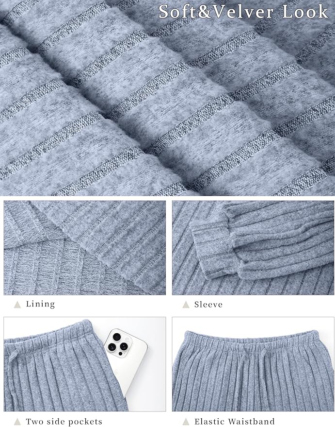 Women's Pants Pajama Set - Long Sleeve - 2 Piece