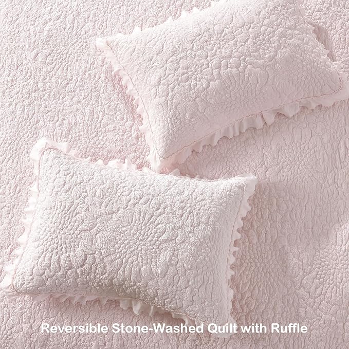 Microfiber Quilt Set - Queen - 3 Piece