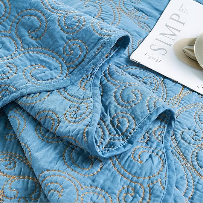 Microfiber Quilt Set - 4 Piece