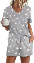 Women's Pajama Set - Short Sleeve - 2 Piece