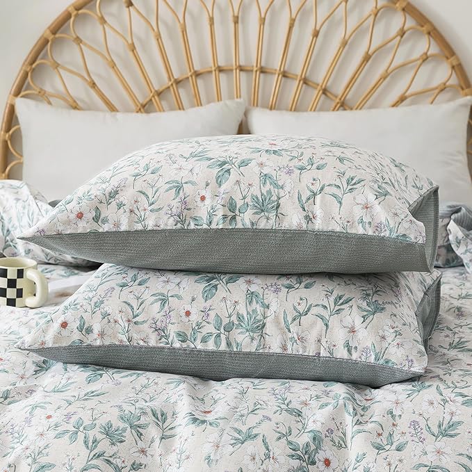 100% Cotton Duvet Cover Set - Queen - 3 Piece