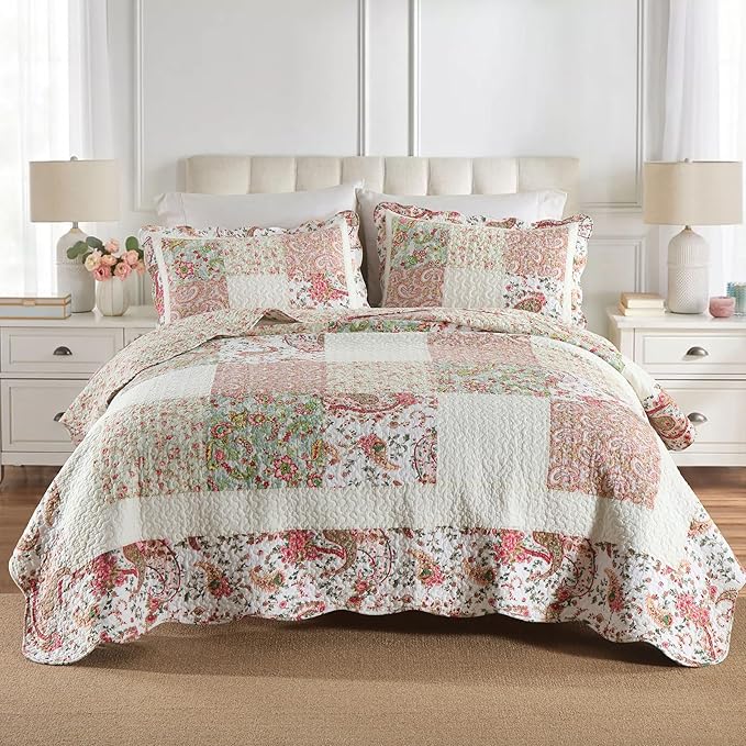 100% Cotton Quilt Set - Queen