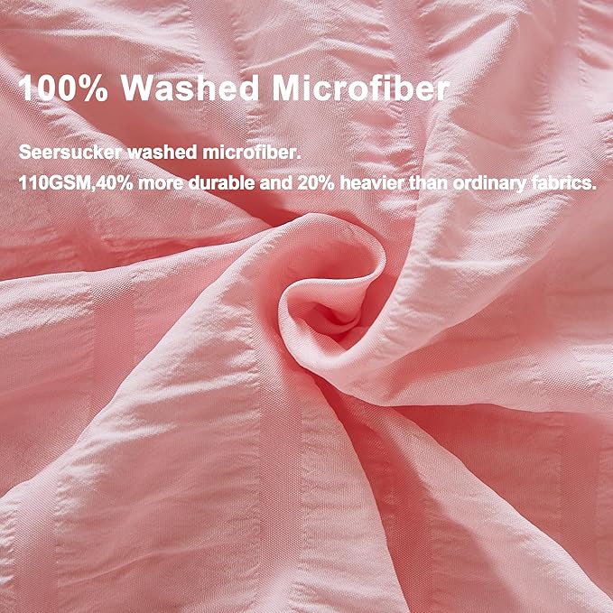 Microfiber Duvet Cover Set - Full - 80 x 90 in - 3 Piece