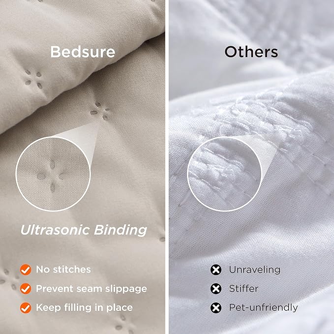 Linen Quilt - Twin XL - 68 x 86 in