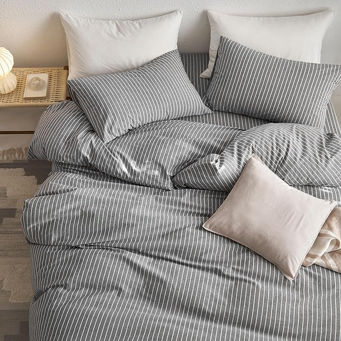 Linen Duvet Cover Set - Queen