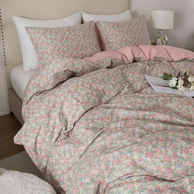 100% Cotton Duvet Cover Set - King - 3 Piece