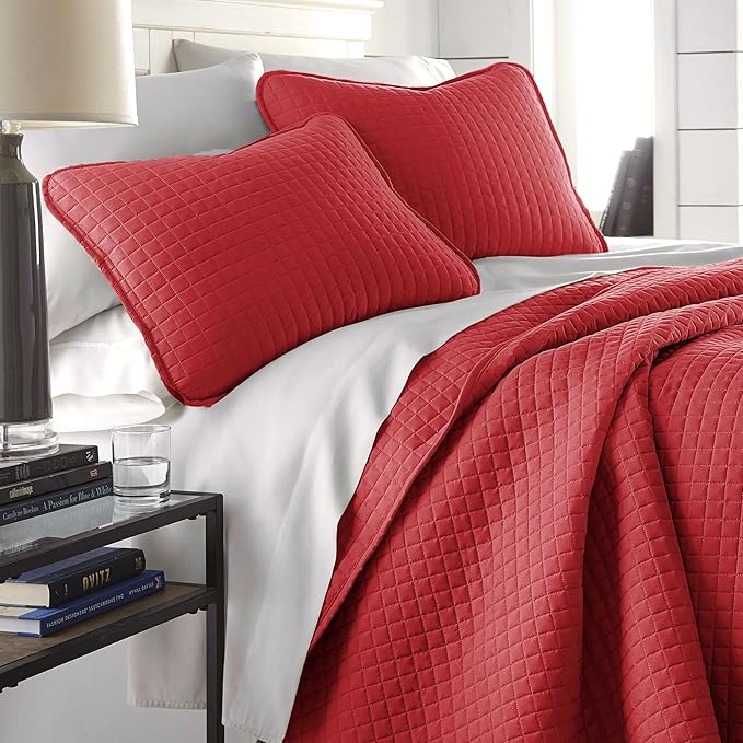 Microfiber Quilt Set - Queen