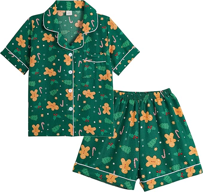 Shorts Pajama Set - Short Sleeve - 2 Piece