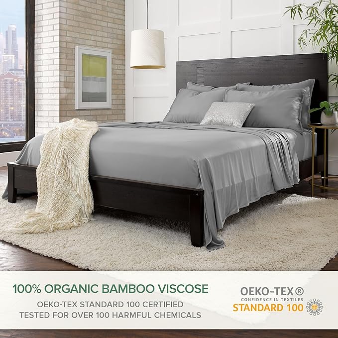 Bamboo Cooling Bed Sheet Set - Twin XL - 3 Piece