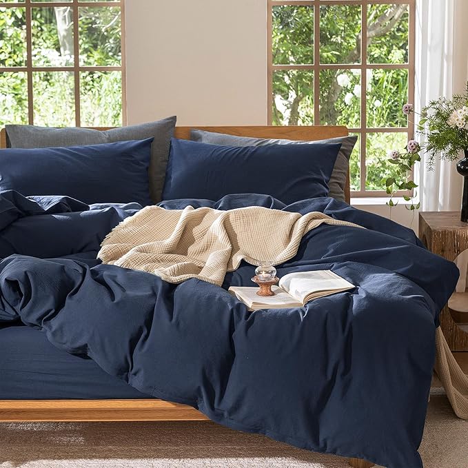Linen Duvet Cover Set - Queen