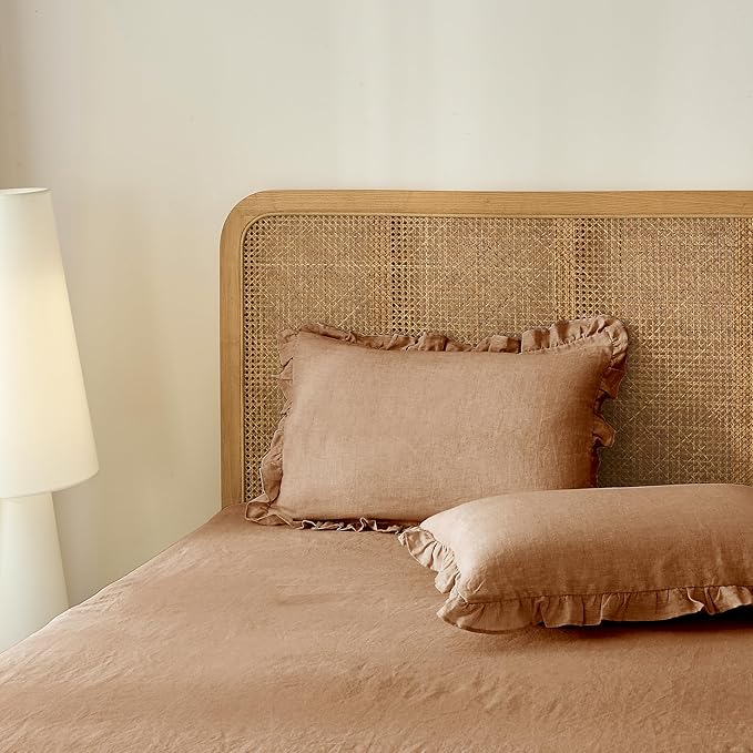 Linen Duvet Cover Set - King - 3 Piece