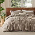 Linen Duvet Cover Set - Queen - 3 Piece