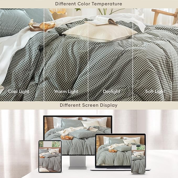 Linen Duvet Cover Set - Twin