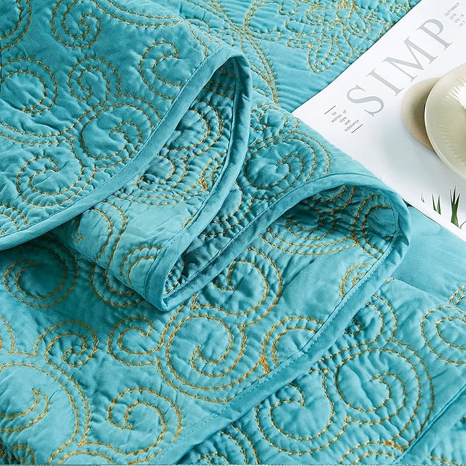 Microfiber Quilt Set - 4 Piece