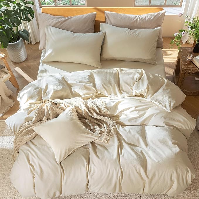Linen Duvet Cover Set - King