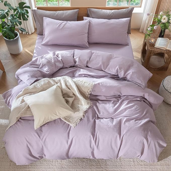 Linen Duvet Cover Set - Queen